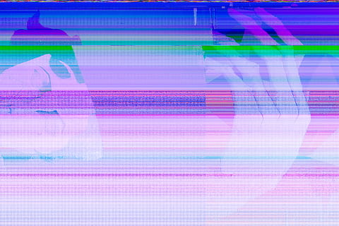 glitch, ordinador, matriu, error, cibernètic, multicolor, cap gent, patró, moviment, a l'interior, marc complet, compost digital, tir de l'estudi, blau, moviment borrós, resum, velocitat, elecció, ratlles, fons, primer pla, futurista, creativitat, transparent, reflexió, porpra, 5K, CC0, domini públic, lliure de regalies