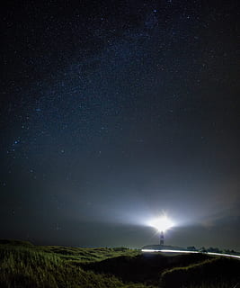 far, nit, Països Baixos, hollum, far de bornrif, galàxia, herba, llum, cel, edifici, camp, tarda, fosc, exposició llarga, astrofotografia, estrella, paisatge, astronomia, nebulosa, a l'aire lliure, estrella - espai, escenics - natura, bellesa a la natura, espai, tranquil·litat, escena tranquil·la, naturalesa, il·luminat, cap gent, camp estel·lar, terra, escena no urbana, medi ambient, Via Làctea, llum de la lluna, 2K, CC0, domini públic, lliure de regalies