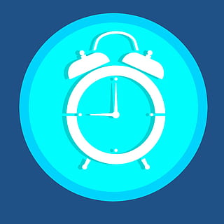 clock alarm illustration, clock, time, icon, alarm, design, style, flat, business, wakeup, watch, timer, second, sign, hour, minute, round, symbol, element, arrow, simple, dial, deadline, 24, circle, geometric shape, shape, illuminated, no people, clock face, blue, studio shot, instrument of time, indoors, green color, wall clock, lighting equipment, minute hand, close-up, 1080P
