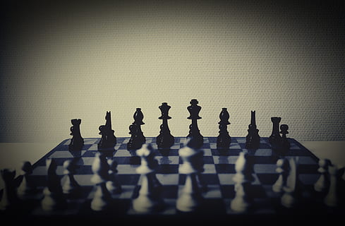 still, items, things, games, chess, intellectual, checkmate, black and white, bokeh, leisure games, board game, game, chess piece, strategy, chess board, relaxation, leisure activity, competition, pawn - chess piece, indoors, no people, checked pattern, arts culture and entertainment, arrangement, skill, selective focus, king - chess piece, vignette, knight - chess piece, surface level, queen - chess piece, 5K, CC0, public domain, royalty free
