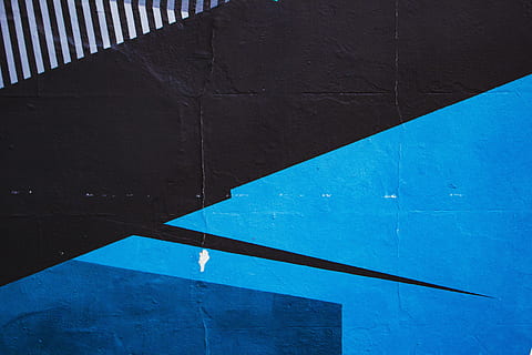 geometriske, form, væg, struktur, hvid, sort, blå, stribet, graffiti, London, stribe, stripey, Norwood, gade, stencil, diagonal, arkitektur, bygget struktur, dag, ingen mennesker, sollys, murbygningsfunktion, bygning udvendig, natur, skygge, høj vinkel visning, udendørs, tæt på, mønster, metal, rækværk, vand, trappe, turkisfarvet, 5K, CC0, offentligt domæne, royaltyfrie