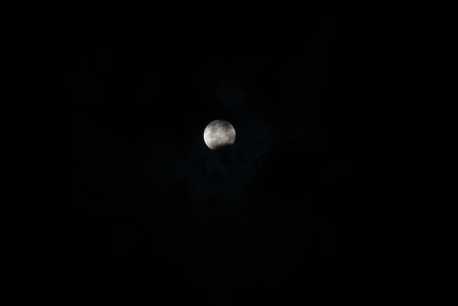 úplněk, měsíc, zatmění, zatmění Měsíce, krvavý měsíc, lua cheia, Brazílie, brasil, prostor, noc, astronomie, nebe, krása v přírodě, scenics - příroda, kopie prostor, klidné scény, nikdo, Příroda, klid, temný, idylický, nízký úhel pohledu, majestátní, venku, planetární měsíc, hvězda - prostor, astrologie, měsíční svit, prostor a astronomie, obíhající, 4K