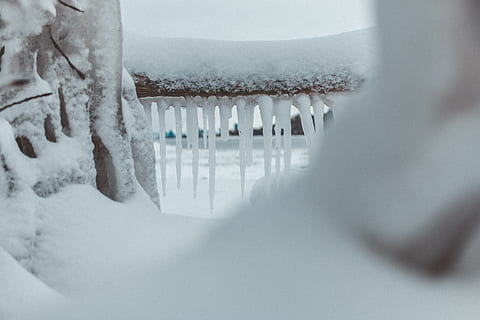 Canadá, goderich, inverno, gelo, árvore, neve, congeladas, temperatura fria, ninguém, cor branca, natureza, sincelo, dia, ao ar livre, fechar-se, foco seletivo, arquitetura, scenics - natureza, meio Ambiente, foco no fundo, 5K, CC0, domínio público, royalty free