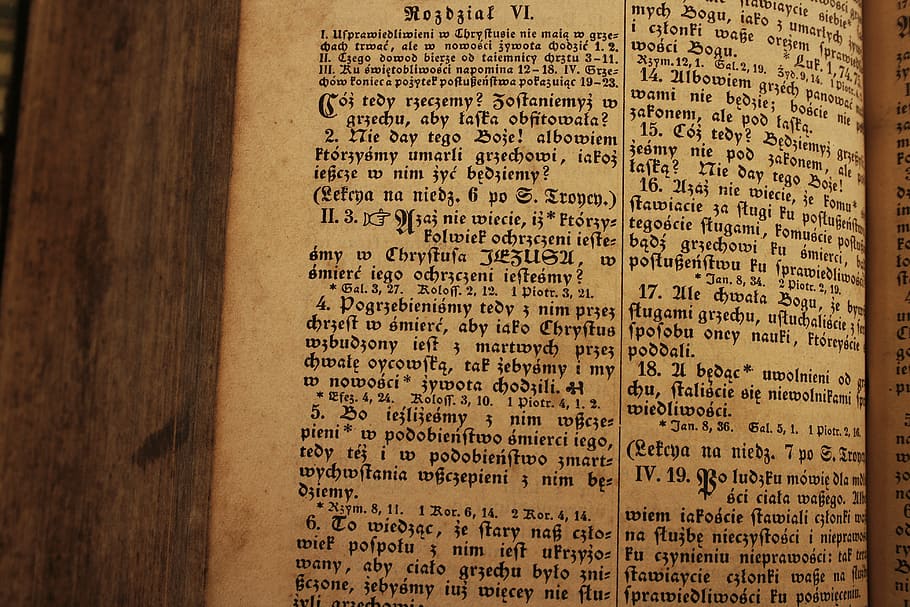 vell, Ningú, antiguitat, llibre, escriure, literatura, l’evangeli, Sant, paper, Déu, el sant, Església, les Escriptures, nou testament, yana, cristianisme, fe, bíblia, religió, carta antiga, biblioteca, starodruk, llegir, llibre antic, Polònia, Font, gòtic, Antic testament, paper vell, butlletí, polir, text, publicació, comunicació, cap gent, primer pla, pàgina, guió occidental, el passat, història, a l'interior, arquitectura, fons, menjar i beguda, antic, brut, 4K