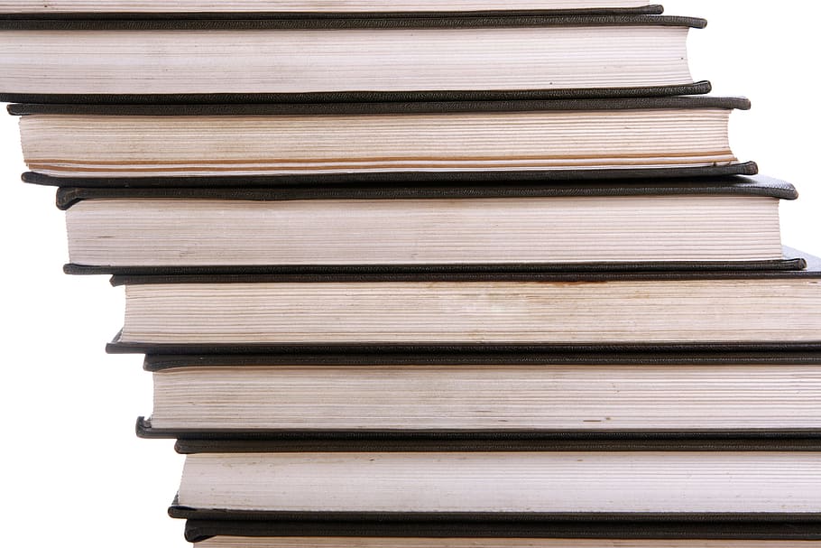 książka, książki, stos, Edukacja, encyklopedia, sterta, Informacja, odosobniony, wiedza, umiejętności, literatura, podręcznik, publikacja, duża grupa obiektów, żadnych ludzi, uczenie się, książka w twardej okładce, mądrość, ekspertyza, obfitość, białe tło, wewnątrz, martwa natura, powtórzenie, saldo, odetnij, skupić się na pierwszym planie, studiować, 4K