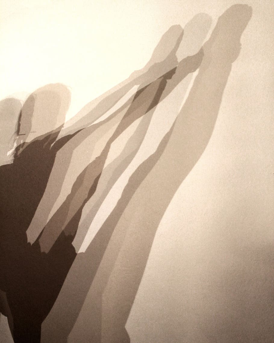 balletto, ombra, ballerino, luce del sole, natura, giorno, nessuno, tessile, concentrarsi sull'ombra, all'aperto, parte del corpo, stili di vita, in piedi, terra, 4K