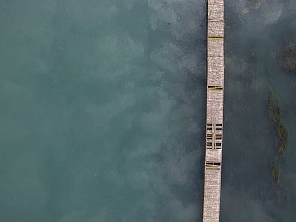 lake, river, broken, path, wood, water, texture, pier, dock, no people, day, nature, architecture, built structure, high angle view, outdoors, renewable energy, sea, environmental conservation, tranquility, beauty in nature, fuel and power generation, alternative energy, reflection, swimming pool, concrete, 4K, CC0, public domain, royalty free