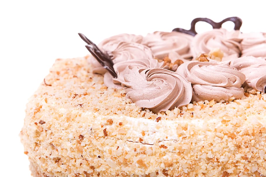 enfornar, pastís, caramels, crema, crosta, cupcake, productes lactis, postres, dieta, menjar, beure, engreix, aïllat, ningú, pastisseria, berenar, dolç, torte, blanc, saborós, menjar i beguda, menjar dolç, frescor, fons blanc, tir de l'estudi, al forn, primer pla, indulgència, a l'interior, gourmet, temptació, celebració, flor, cap gent, menjar poc saludable, xocolata, element de pastisseria al forn, luxe, 4K