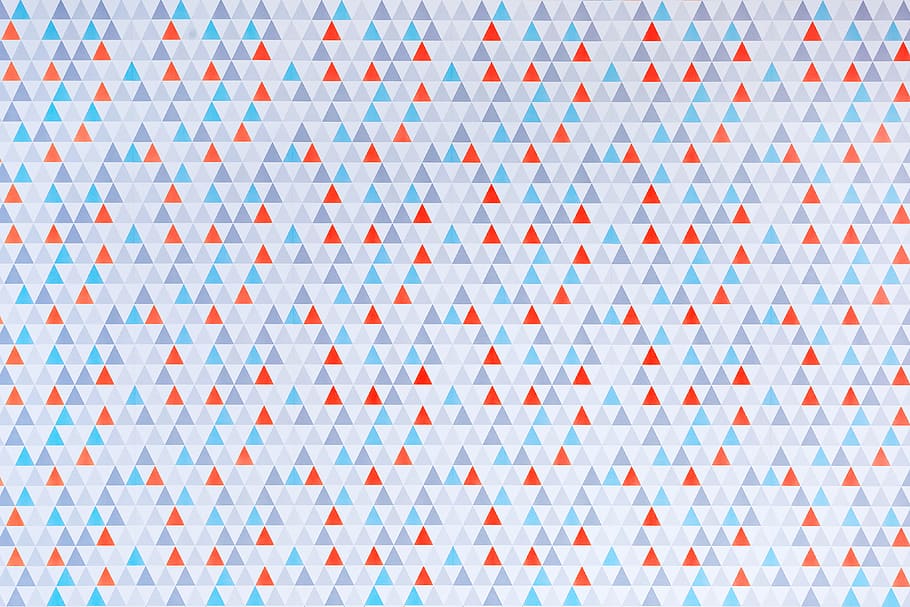 patró de textura del triangle, patró., patró, fons, textura, Croàcia, zagreb, blau, vermell, triangle, textura del triangle, fons de pantalla, paret, triangles, foto per a web, foto del bloc, teló de fons, marc complet, tèxtil, cap gent, primer pla, color taronja, Color blanc, resum, forma, directament a sobre, còpia espai, dia, repetició, cotó, funció de construcció de parets, color vibrant, netejar, efecte texturat, 4K