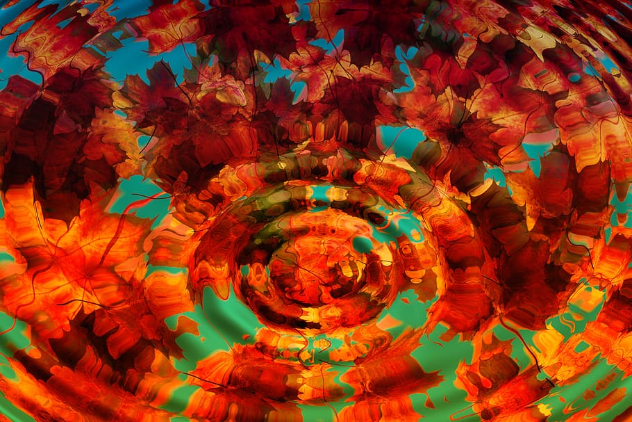 Ahorn, Blätter, Welle, Hintergrund, Muster, Motiv, Herbst, Herbstlaub, Blatt, Verfärbung, bunt, Farbe, Herbststimmung, Dekoration, rot, Vollbild, Hintergründe, keine Leute, Nahansicht, drinnen, Geometrische Figur, Kreis, gestalten, Kunst und Handwerk, direkt darunter, beleuchtet, mehrfarbig, orange Farbe, texturiert, Blume, einzelnes Objekt, digitaler Verbund, Festival, 5K