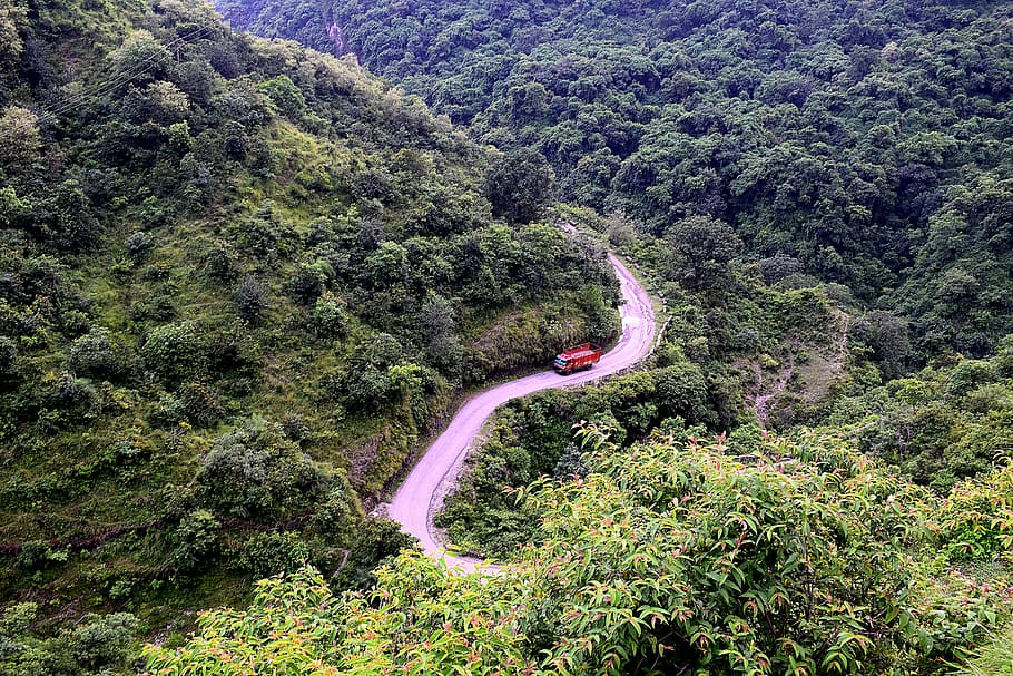 turó, carretera, zigzag, paisatge, naturalesa, herba, cel, escènic, bosc, arbre, verd, a l'aire lliure, turisme, camp, planta, escenics - natura, bellesa a la natura, muntanya, escena no urbana, creixement, vista d’angle alt, color verd, tranquil·litat, corba, dia, escena tranquil·la, cap gent, carretera de muntanya, fullatge, exuberant fullatge, carretera sinuosa, a dalt, 5K