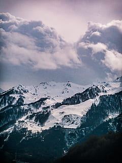 fotografia, la neve, capped, montagna, nuvoloso, cielo, nuvole, freddo, ambiente, congelato, paesaggio, natura, vecchio, all'aperto, scenario, panoramico, montagna innevata, inverno, nuvola - cielo, temperatura fredda, bellezza nella natura, scenics - natura, catena montuosa, la tranquillità, nessuno, scena tranquilla, picco di montagna, giorno, gamma, 4K, CC0, dominio pubblico, privo di copyright