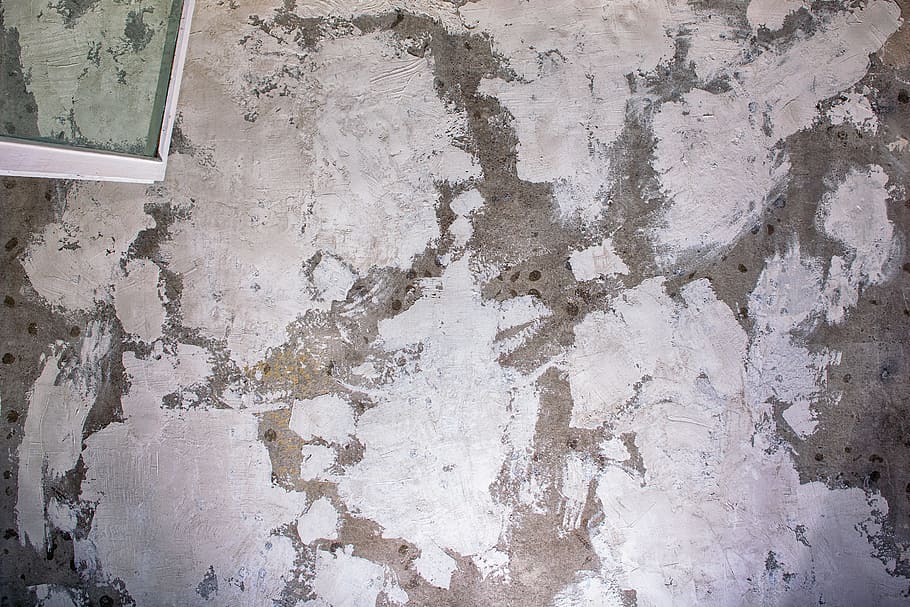 abandonat, resum, fons, construït, sostre, ciment, concret, construcció, coberta, esquerdat, brut, gris, grunge, reparació, aspre, rovellat, superfície, textura, paret, resistent, blanc, funció de construcció de parets, estructura construïda, arquitectura, cap gent, vell, espatllat, descamació, deteriorament, exterior de l'edifici, aixafar, declivi, marc complet, patró, pelat, dia, mal estat, 2K