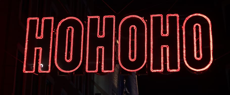 hohoho led sign, llum, neó, Londres, text, alfabet, paraula, símbol, signe, soho, Nadal, Pare Noél, hohoho, carrer, led, marcador, comercial, senyal de trànsit, urbà, dual, pal, il·luminat, guió occidental, comunicació, nit, cap gent, vermell, negocis, equips d’il·luminació, informació, sola paraula, lletra majúscula, signe d'informació, primer pla, menjar i beguda, brillant, menjar, menjar ràpid, símbol ortogràfic, fons negre, missatge, 5K