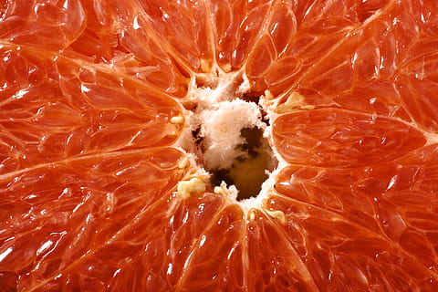 salutare, mangiare, cibo, mangiare sano, cibo e bevande, fotogramma intero, benessere, frutta, sfondi, freschezza, fetta, avvicinamento, agrumi, nessuno, colore arancione, rosso, in casa, primo piano estremo, natura morta, pompelmo, uno stile di vita sano, arancia, maturo, vitamina C, 4K, CC0, dominio pubblico, privo di copyright