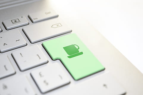 klawiatura, Kawa, wchodzić, przycisk, wkład, laptop, komputer, złamać, podarować, Internet, sklep, online, sieć, www, porozumiewanie się, cyfrowy, pisać, blog, kontakt, Aktualności, Informatyka, e-mail, technologia, połączenie, klawiatura komputerowa, klucz komputera, wyposażenie komputera, zielony kolor, studio strzał, technologia bezprzewodowa, symbol, zbliżenie, wewnątrz, żadnych ludzi, część komputerowa, śieć komputerowa, biznes, ikona komputera, naciśnij przycisk, 5K, CC0, domena publiczna, darmowe zdjęcia