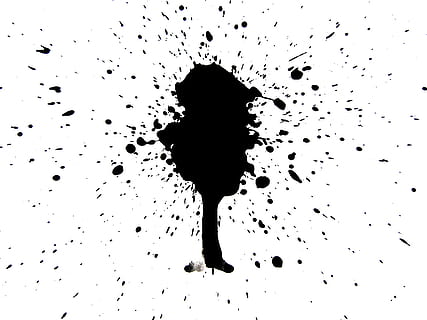 schizzare, Imbrattato, dipingere, , spray, sfondo, bianca, macchia, inchiostro, sporco, spruzzi, spruzzo, isolato, disordinato, liquido, grafico, gocciolare, elemento, nero, creativo, illustrazione, far cadere, fondale, struttura, grungy, design, pasticcio, inkblot, arte, artistico, splat, grunge, individuare, una persona, silhouette, persone reali, in piedi, stili di vita, in casa, persona irriconoscibile, lunghezza intera, sfondo bianco, attività di svago, uomini, parte del corpo umano, donne, acqua, vista frontale, a piedi, girato in studio, depressione - tristezza, 2K, CC0, dominio pubblico, privo di copyright
