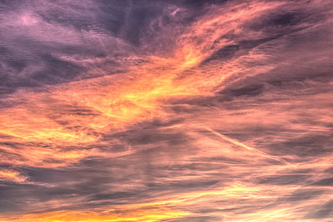 gökyüzü, bulutlar, duvak, yapı, doku, arka fon, gün batımı sonrası kızıllık, kırmızı, gün batımı, hdr, yüksek dinamik aralık, kontrast, ruh hali, güzel, hava, Güneş ışığı, akşam, bulut - gökyüzü, turuncu renk, dramatik gökyüzü, doğada güzellik, manzaralar - doğa, huzur, insansız, pastoral, doğa, cloudscape, düşük açılı görünüş, çok renkli, arka, sakin sahne, Sarı, Canlı renk, soyut, açık havada, meteoroloji, mor, parlak, 5K, CC0, kamu malı, telif ücretsiz