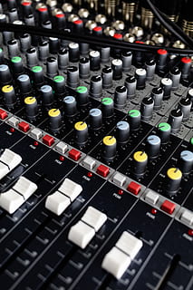 computer hardware, hardware, keyboard, electronics, computer keyboard, computer, studio, dj, music, buttons, music production, dj set, stereo, tape player, cd player, amplifier, cockpit, text, electrical device, video gaming, sound recording equipment, sound mixer, audio equipment, control, technology, close-up, indoors, equipment, recording studio, no people, control panel, arts culture and entertainment, mixing, communication, selective focus, full frame, illuminated, industry, complexity, electrical equipment, push button, 5K, CC0, public domain, royalty free