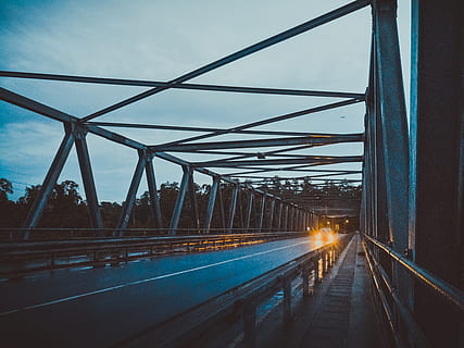 gri beton köprü, bina, köprü, tırabzan, korkuluk, çelik köprü hirana, Sri Lanka, Panadura, tahta, yol, asma köprü, yaya, asfalt, karayolu, üst geçit, geçit, viyadük, taşımacılık, mimari, bağ, yapılı yapı, köprü - insan yapımı yapı, gökyüzü, mühendislik, ileriye giden yol, doğa, yön, aydınlatılmış, hareket, ulaşım modu, Kent, açık havada, 5K, CC0, kamu malı, telif ücretsiz