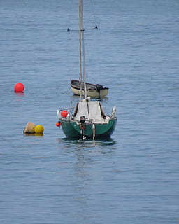 boat, trawler, water, waterfront, transportation, nautical vessel, sea, mode of transportation, day, nature, buoy, no people, scenics - nature, beauty in nature, outdoors, rippled, tranquil scene, floating, moored, tranquility, floating on water, sailboat, inflatable, fishing boat, 2K, CC0, public domain, royalty free