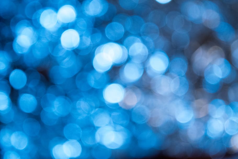 bokeh, baggrunde, sløret, levende farve, abstrakt, mønster, skinnende, Stærkt oplyst, jul, tekstureret, belyst, blå, dekoration, tekstureret effekt, belysningsudstyr, ingen mennesker, lyse, gruppe, glødende, fik øje på, gruppe af objekter, geometrisk form, glamour, funky, lys, mættet farve, 5K