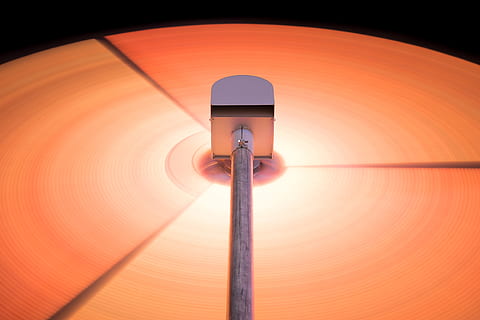 graues Metallwerkzeug, Aufzeichnung, Stift, Vinyl, Dreh, drehen, Bewegung, Nahansicht, Metall, Jahrgang, retro, Licht, Ventilator, mechanisch, rot, verwischen, Kreis, Lampe, Objekt, Ausrüstung, Hintergründe, einzelnes Objekt, Musik-, Gelb, Technologie, Lichtanlage, keine Leute, 4K, CC0, gemeinfrei, lizenzfrei