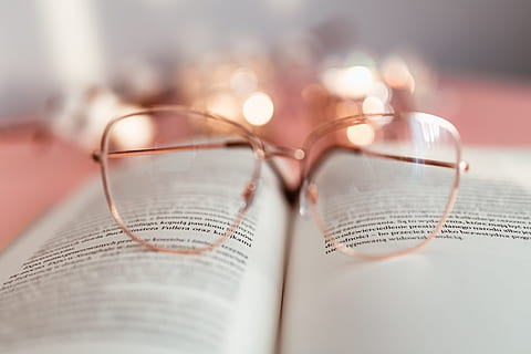 open, book, pink, background, reading, glasses, learning, pink backgound, study, feminine, eyeglasses, selective focus, close-up, newspaper, paper, business, indoors, education, finance, no people, publication, trading, two objects, stock market data, eyesight, communication, financial figures, small, 5K, CC0, public domain, royalty free