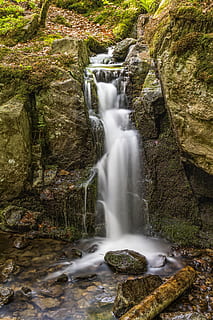 waterval, cascade, milieu, stroom, landschap, mos, beweging, natuur, rots, toneel-, plons, steen, water, nat, hout, scenics - natuur, lange blootstelling, rock - object, solide, wazig beweging, stromend water, schoonheid in de natuur, rotsformatie, Bos, vloeiende, land-, niet-stedelijke scène, kracht in de natuur, geen mensen, vallend water, buitenshuis, stroom - stromend water, regenwoud, 5K, CC0, publiek domein, royaltyvrij