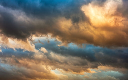 des nuages, ciel, Météo, dramatique, foncé, enfer, illuminé, des nuages ​​orageux, Nuages ​​de pluie, ensoleillé, orageux, texture, Contexte, sombre, abendstimmung, le coucher du soleil, vers l'avant, nuage - ciel, beauté dans la nature, paysages - nature, cloudscape, la nature, faible angle de vue, arrière-plans, tranquillité, personne, environnement, ciel dramatique, ciel maussade, idyllique, scène tranquille, atmosphère, admiration, en plein air, vent, météorologie, abstrait, de mauvais augure, 4K, CC0, domaine public, libre de droits