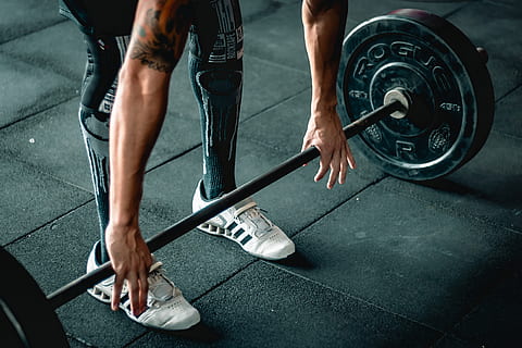 man using barbell, active, athlete, barbell, biceps, body, bodybuilder, bodybuilding, brawny, close-up, effort, exercise, exercise equipment, fitness, footwear, guy, hands, heavy, indoors, legs, male, man, metal, muscles, person, sport, steel, strength, wear, weightlifting, weights, workout, human body part, body part, low section, human leg, lifestyles, real people, human limb, one person, limb, sports equipment, muscular build, men, adult, holding, shoe, sports training, weight, hand, weight training, 4K