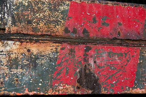 Rost, Textur, Struktur, Oberfläche, rot, Metall, verwittert, texturiert, Vollbild, alt, keine Leute, Nahansicht, Hintergründe, Ablehnen, Verschlechterung, Tag, Farbe, beschädigt, gebaute Struktur, rostig, verlassen, schlechter Zustand, die Architektur, Wandbau - Funktion, draußen, 4K, CC0, gemeinfrei, lizenzfrei