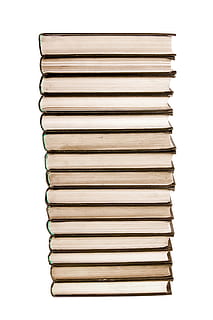 Buch, Bildung, Reiseführer, Wissen, Bibliothek, Alphabetisierung, Literatur, lesen, Lehrbuch, Arbeitsmappe, weißer Hintergrund, ausgeschnitten, Stapel, Studioaufnahme, drinnen, große gruppe von gegenständen, Veröffentlichung, keine Leute, Stillleben, Papier-, kopieren sie platz, weiße Farbe, Nahansicht, einzelnes Objekt, Menschen gemacht Objekt, gebundenes Buch, Muster, leer, Notizblock, 4K, CC0, gemeinfrei, lizenzfrei