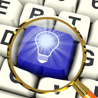 light bulb, key, magnified, meaning, bright, idea innovation, invention, bulb, creative, creativity, idea, ideas, innovation, inspiration, keyboard, light bulbs, vision, text, communication, western script, blue, no people, indoors, pattern, high angle view, capital letter, sign, technology, symbol, close-up, sport, sunlight, illuminated, day, information, shape, design, 1080P, CC0, public domain, royalty free