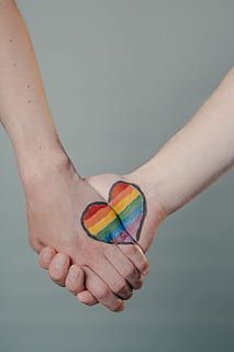 rainbow hands heart photo, Hands, Love, Flags, Pride, Heart, multi colored, human body part, human hand, hand, one person, indoors, body part, studio shot, close-up, holding, real people, women, lifestyles, art and craft, gray, variation, adult, childhood, choice, human limb, finger, human foot, 4K