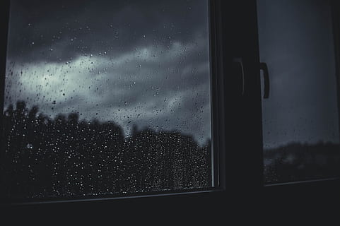 regn, vand, vindue, mørk, nat, værelse, hus, søvn, glas - materiale, gennemsigtig, indendørs, våd, glas, ingen mennesker, himmel, natur, dråbe, dag, tæt på, sky - himmel, skumring, afspejling, bygget struktur, regndråbe, regntiden, 4K, CC0, offentligt domæne, royaltyfrie