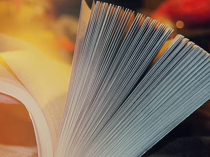 selective, focus photography, white, book, novel, pages, close-up, focus on foreground, no people, art and craft, publication, business, still life, indoors, textile, selective focus, craft, single object, industry, textile industry, pattern, design, creativity, retail, spirituality, 4K, CC0, public domain, royalty free
