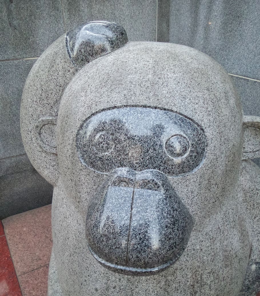mico, goril·la, symian, pregunta, preguntant-me, meravella, zero, cap, curiós, coneixement, escultura, art, primer pla, cara, ulls, art i artesania, representació, dia, cap gent, metall, representació humana, Font, vell, creativitat, a l'aire lliure, vista d’angle alt, artesania, arquitectura, cara antropomòrfica, aixeta, semblança masculina, ciutat, 4K