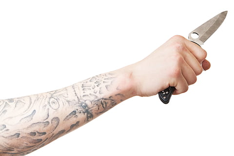 action, apparatus, assault, attack, background, block, clinch, coaching, combat, defence, effort, fight, force, hand, hold, implement, karate, knife, man, pierce, shu, single, sport, strain, training, white, wrestling, wu, wushu, tattoo, white background, human hand, human body part, studio shot, cut out, indoors, weapon, people, close-up, copy space, men, communication, art and craft, creativity, body part, adult, women, finger, knife - weapon, 4K, CC0, public domain, royalty free