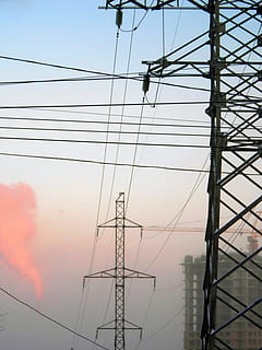 azul, cabo, cabeamento, elétrico, eletricidade, enérgico, energia, motor, Alto, industrial, indústria, a infraestrutura, linha, poder, poderoso, céu, estação, aço, estrutura, fornecem, torre, transformador, transmissão, transmite, fio, fonte de energia, linha de energia, tecnologia, pilão de eletricidade, conexão, geração de combustível e energia, visão de baixo ângulo, complexidade, natureza, ninguém, ao ar livre, silhueta, por do sol, dia, equipamento elétrico, nuvem - céu, temas animais, Linha de telefone, 720P, CC0, domínio público, royalty free
