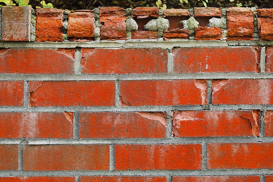 Wand, Backstein, rot, Ziegel, Textur, Mauerwerk, Pierre, Granatwerfer, Blöcke, die Architektur, rustikal, Dekoration, Ziegelwand, Wandbau - Funktion, gebaute Struktur, keine Leute, Hintergründe, Tag, Vollbild, texturiert, Muster, Nahansicht, draußen, braun, in einer Reihe, Wiederholung, Gebäudehülle, Kunst und Handwerk, 2K