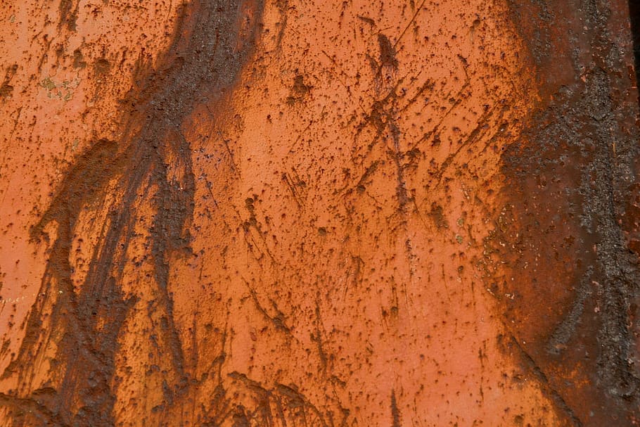 Struktur, Textur, Rost, Oberfläche, Hintergründe, Vollbild, texturiert, keine Leute, Nahansicht, Schmutz, alt, verwittert, Muster, Wandbau - Funktion, Rau, braun, Tag, die Architektur, orange Farbe, abstrakt, Natur, Rock, beschädigt, Land, Schlamm, Struktureffekt, 4K