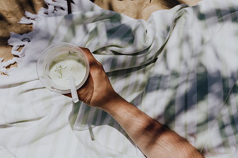 bulgarian tarator, beach, summer, appetizer, vegetables, drink, food, healthy, vacations, soup, yoghurt, fit, cold, vegan, bulgaria, balkan, tarator, cucumber, smoothie, one person, holding, human body part, hand, human hand, adult, drinking glass, glass, refreshment, household equipment, indoors, close-up, food and drink, nature, real people, day, young adult, human limb, 4K, CC0, public domain, royalty free