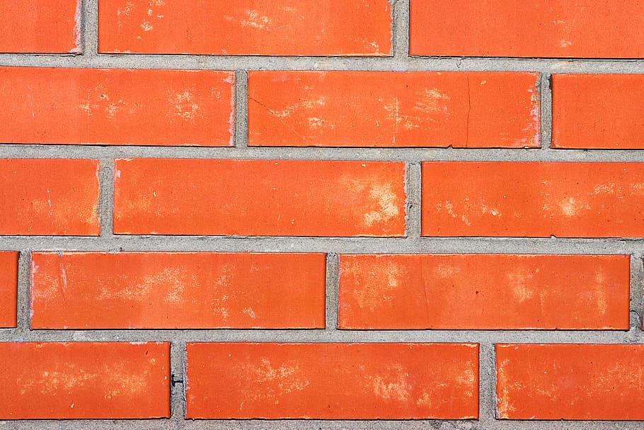 kon 2011, Pozadí, celý rám, cihlová zeď, zeď, cihlový, nástěnný prvek, vzor, architektura, stavba, nikdo, Červené, texturou, detail, den, opakování, venku, oranžová barva, v řadě, exteriér budovy, tvar, 2K