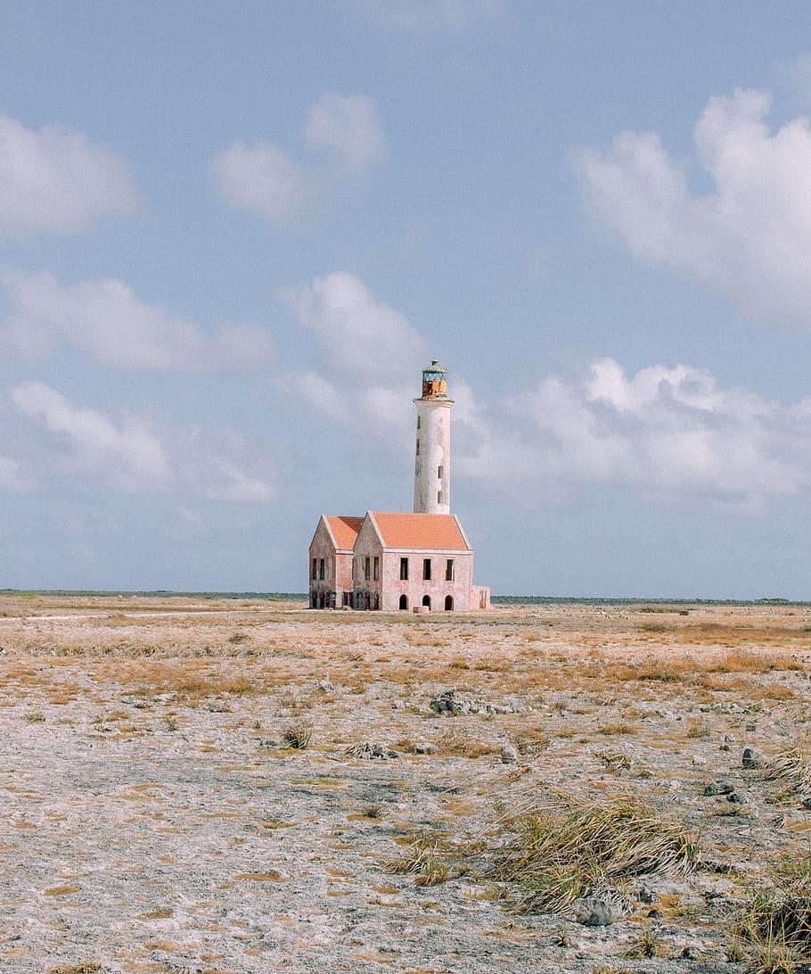 far, arquitectura, edifici, carribean, curacao, klein curacao, torre, cel, estructura construïda, núvol - cel, exterior de l'edifici, terra, naturalesa, cap gent, dia, orientació, escenics - natura, medi ambient, paisatge, camp, escena tranquil·la, tranquil·litat, horitzó, a l'aire lliure, 1080P