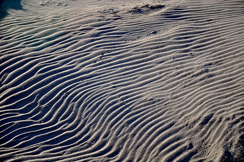 sand, beach, pattern, drawing, wind, parallelism, relief, erosion, summer, east, land, natural pattern, no people, wave pattern, nature, full frame, high angle view, backgrounds, tranquility, beauty in nature, water, day, sand dune, scenics - nature, landscape, environment, outdoors, low tide, climate, arid climate, semi-arid, 2K, CC0, public domain, royalty free
