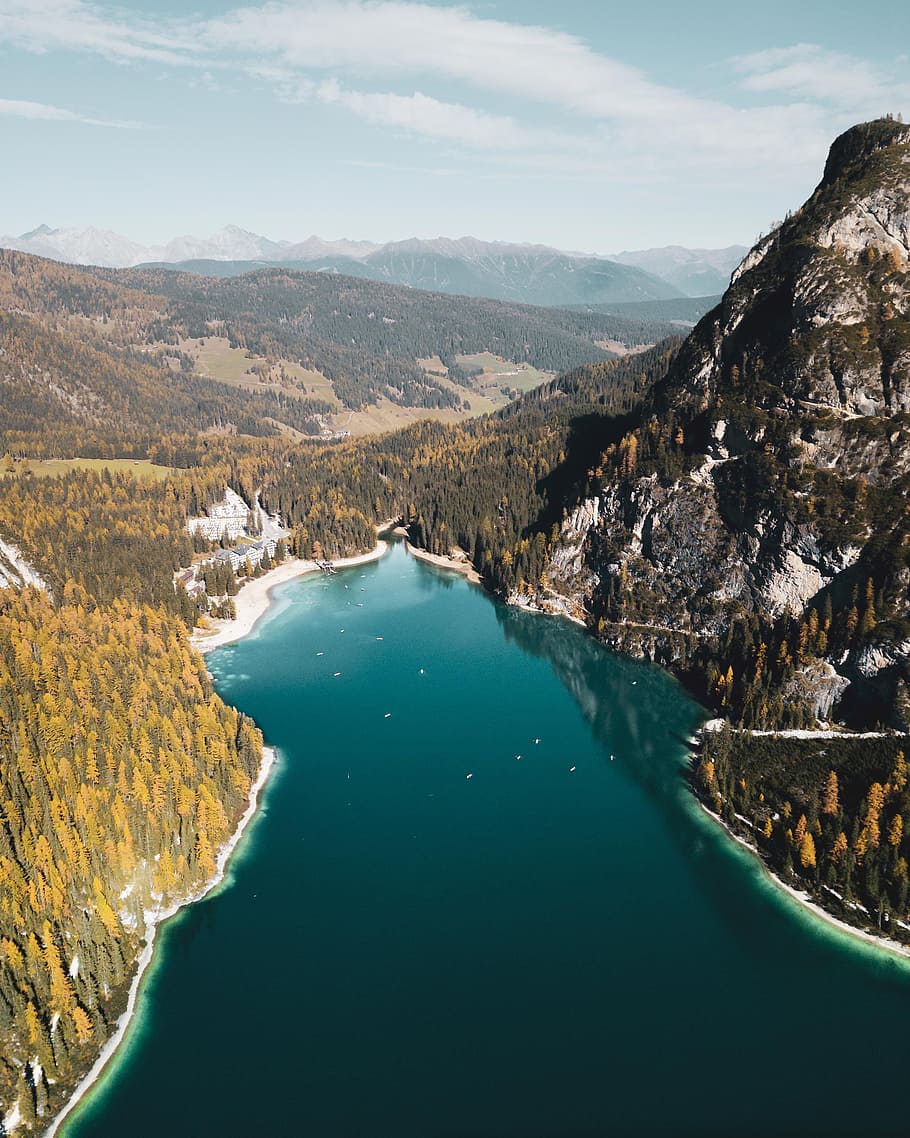 антенна, фотография, тело, воды, гора, озеро, пейзаж, природа, беспилотная фотография, Dji Mavic, Mavic Pro, Mavic, DJI, трутень, HD, мобильный, заставка, обои на стену, осенний лист, осенний цвет, осень, горное озеро, альпийское озеро, Scenics - Природа, красота в природе, спокойная сцена, спокойствие, небо, не городская сцена, идиллический, день, нет людей, горный хребет, среда, дистанционный пульт, облако - небо, на открытом воздухе, бирюзовый, 2K