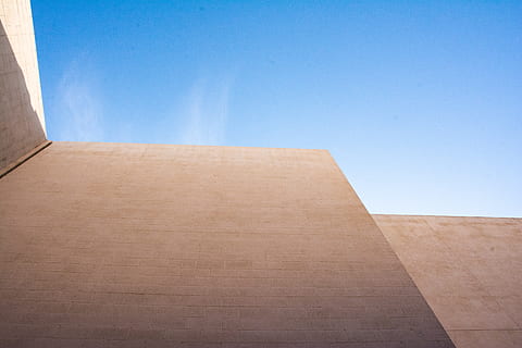 Estats Units, pasadena, blau, arquitectura, cel clar, cel, cap gent, còpia espai, estructura construïda, dia, vista d’angle baix, exterior de l'edifici, naturalesa, edifici, a l'aire lliure, funció de construcció de parets, llum solar, concret, el passat, història, paret, destinacions de viatge, directament a sota, 5K, CC0, domini públic, lliure de regalies
