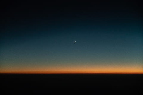 meia lua papel de parede, Estados Unidos, Los Angeles, natureza, ao ar livre, Céu vermelho, alvorecer, nascer do sol, por do sol, céu, crepúsculo, horizonte, cinzento, lua, scenics - natureza, beleza na natureza, cena tranquila, tranquilidade, crescente, espaço, noite, astronomia, ninguém, copie o espaço, céu limpo, Sombrio, meio Ambiente, idílico, lua planetária, astrologia, eclipse, 8K, CC0, domínio público, royalty free