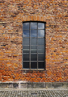 muur, steen, venster, oud, historisch, architectuur, hauswand, facade, oud raam, rooster, gebouw, lap, ingebouwde structuur, buitenkant van het gebouw, stenen muur, geen mensen, dag, muur - bouwfunctie, buitenshuis, veiligheid, glas - materiaal, huis, bescherming, Gesloten, patroon, stad, 4K, CC0, publiek domein, royaltyvrij